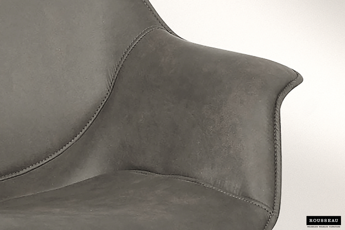 Chaise de salle à manger Milan - gris - Image 3