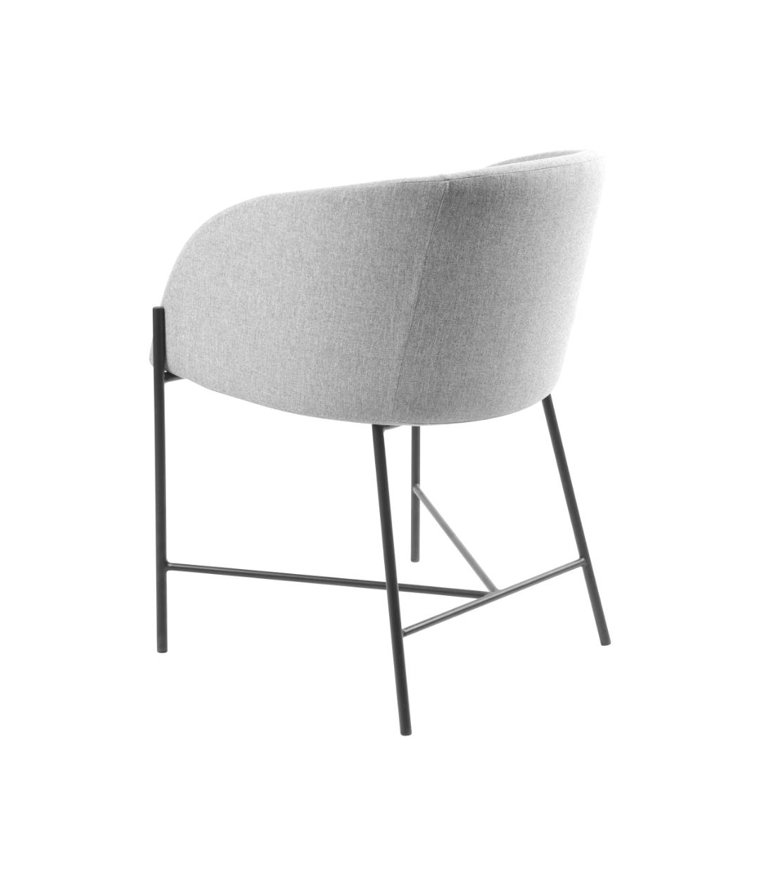 Chaise de salle à manger Nelsie - gris/ noir - Image 2