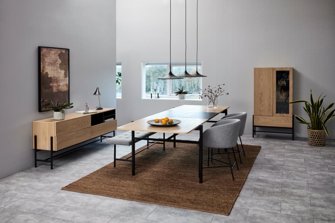 Chaise de salle à manger Nelsie - gris/ noir - Image 4