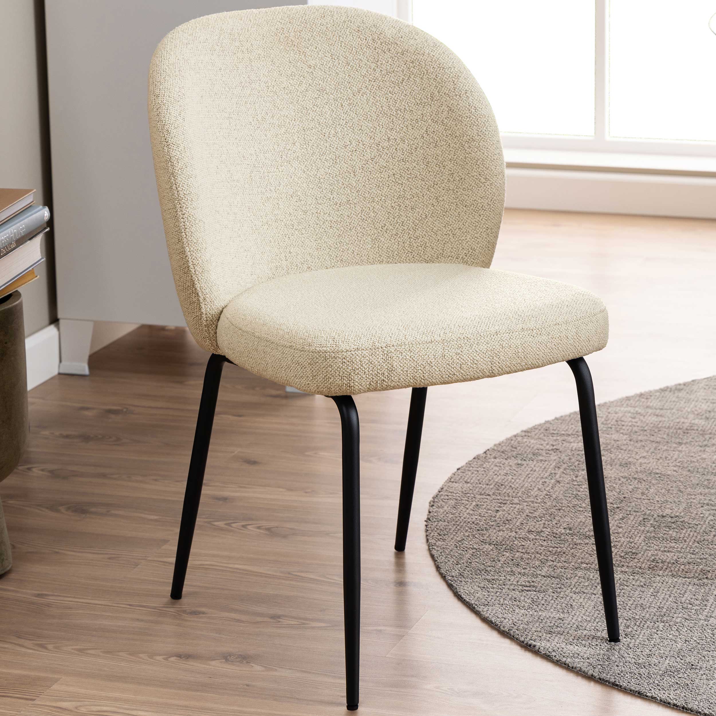 Chaise de salle à manger Patricia - crème