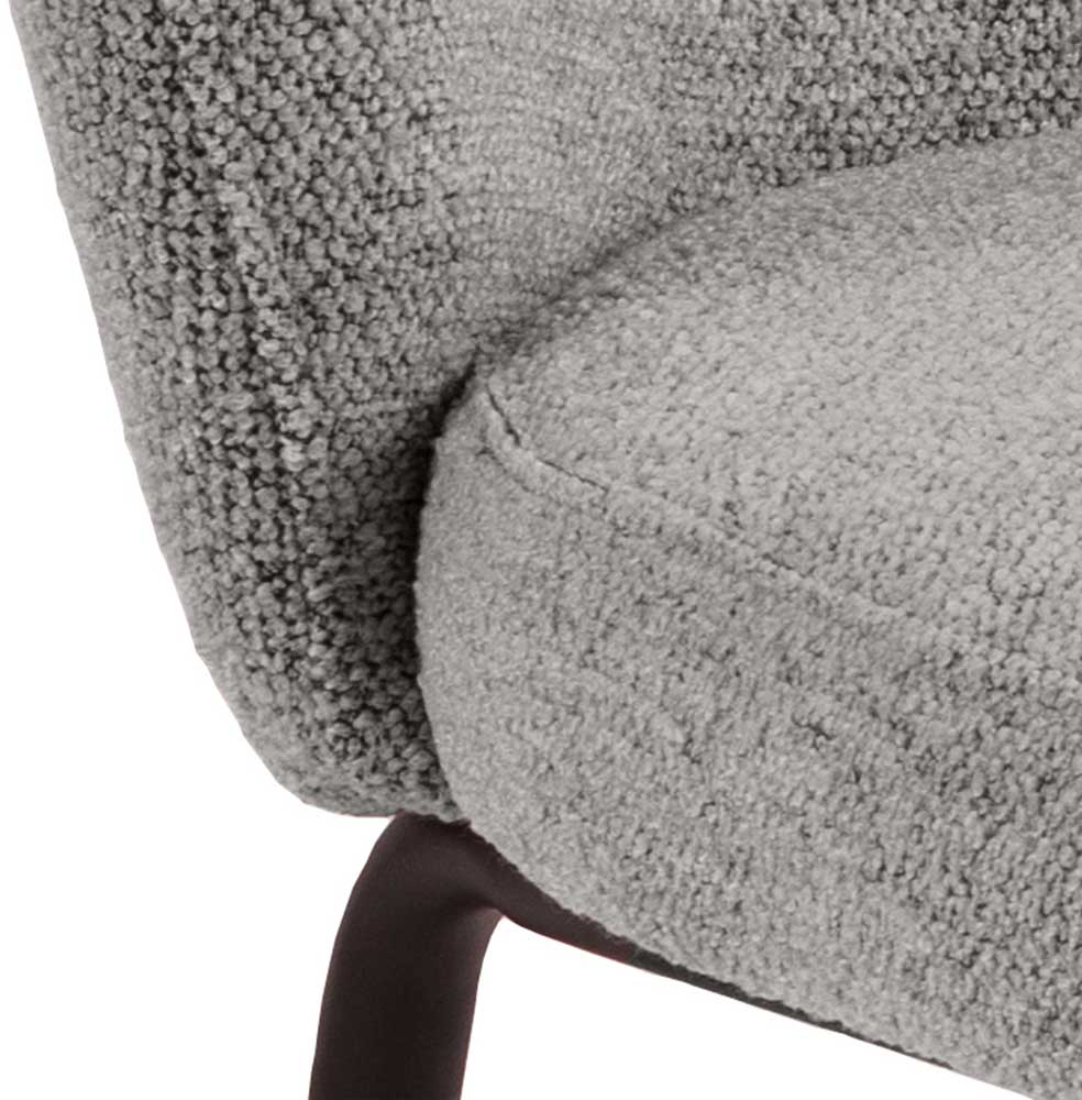 Chaise de salle à manger Patricia - gris - Image 5