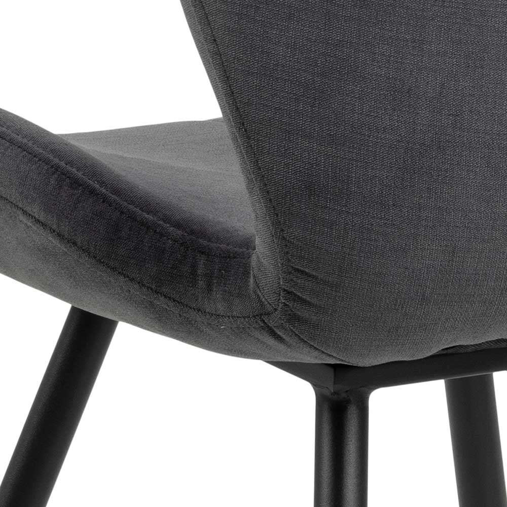 Chaise de salle à manger Petri - anthracite - Image 4