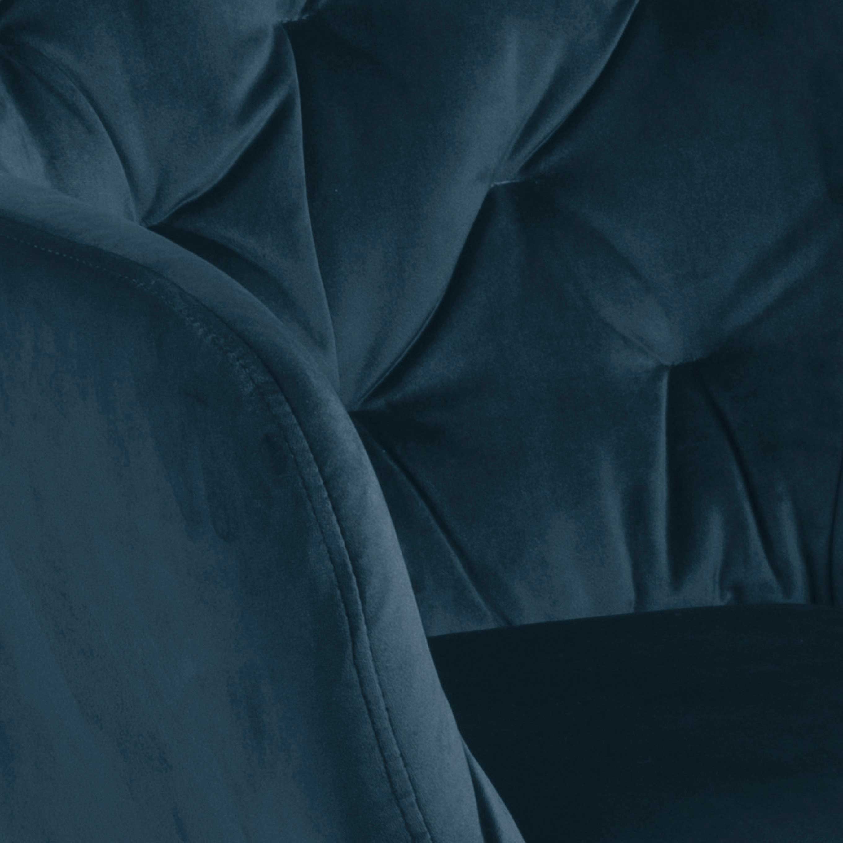 Chaise de salle à manger pivotante Levon - bleu marine - Image 5