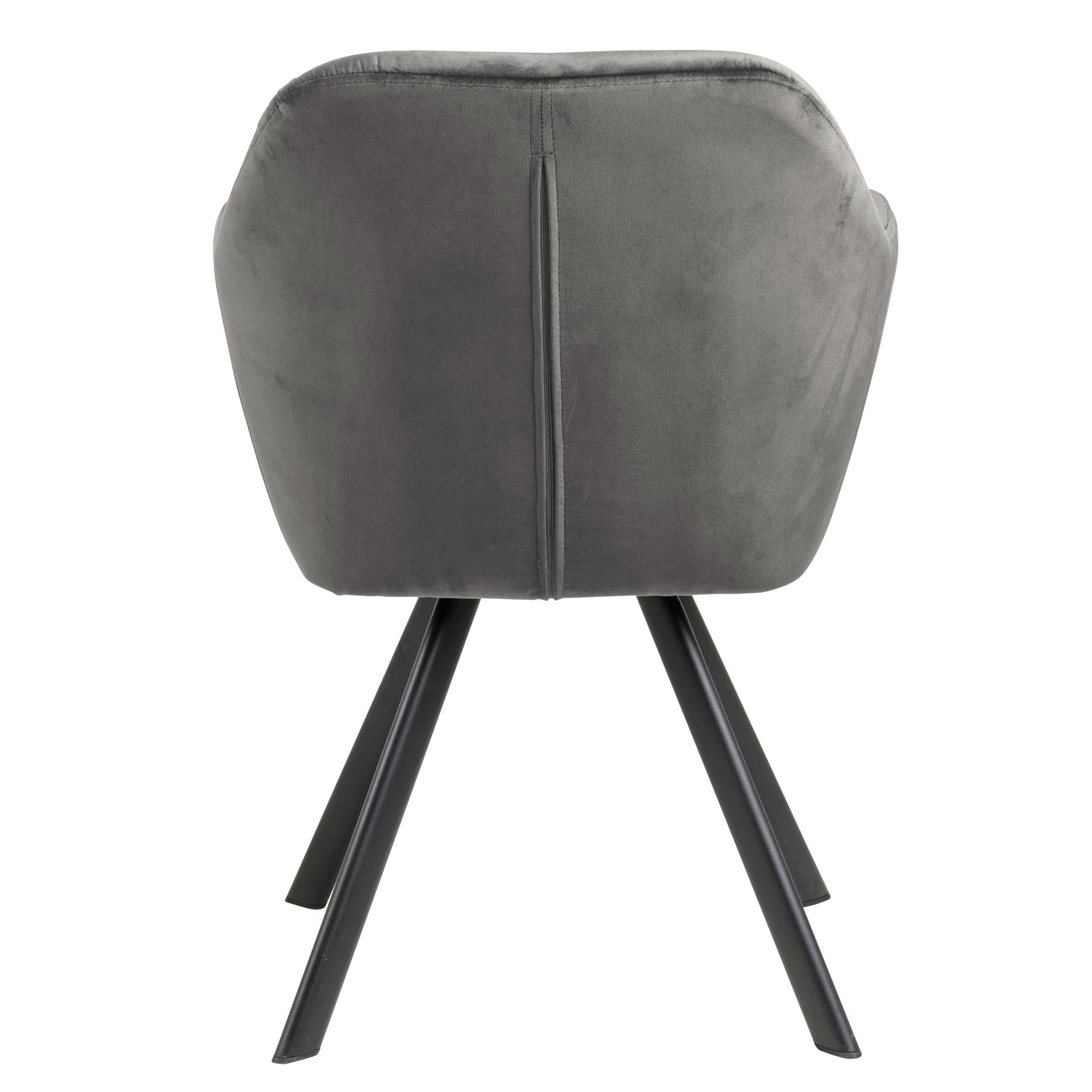 Chaise de salle à manger pivotante Lola - gris foncé - Image 6