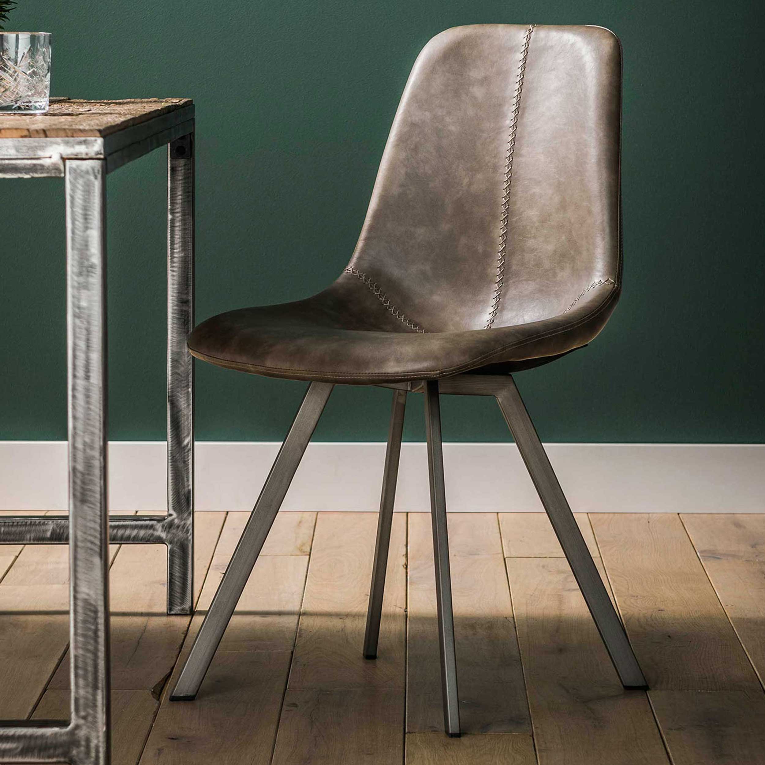 Chaise de salle à manger Zigi - taupe