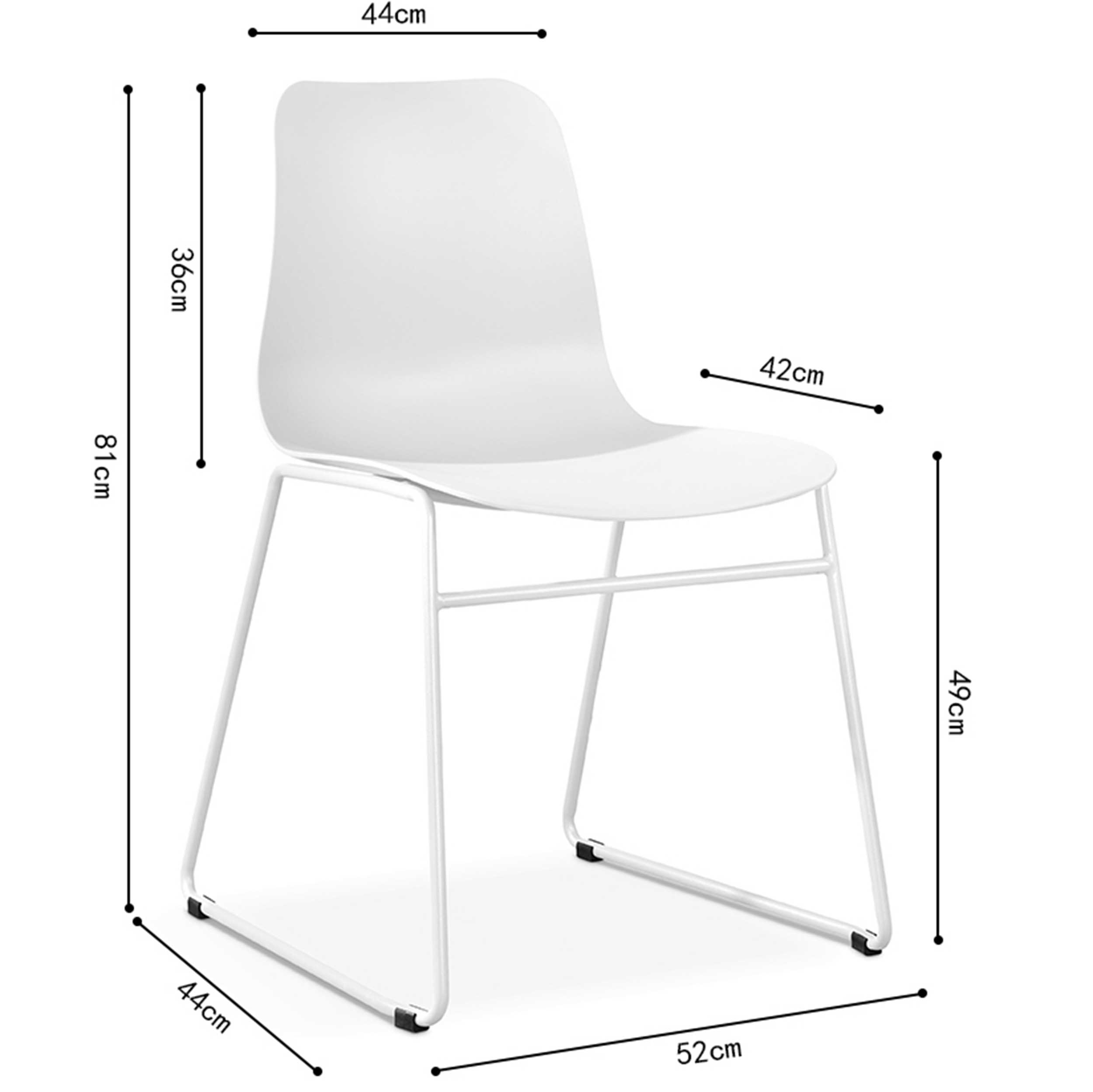 Chaise Marie - blanc - Image 3