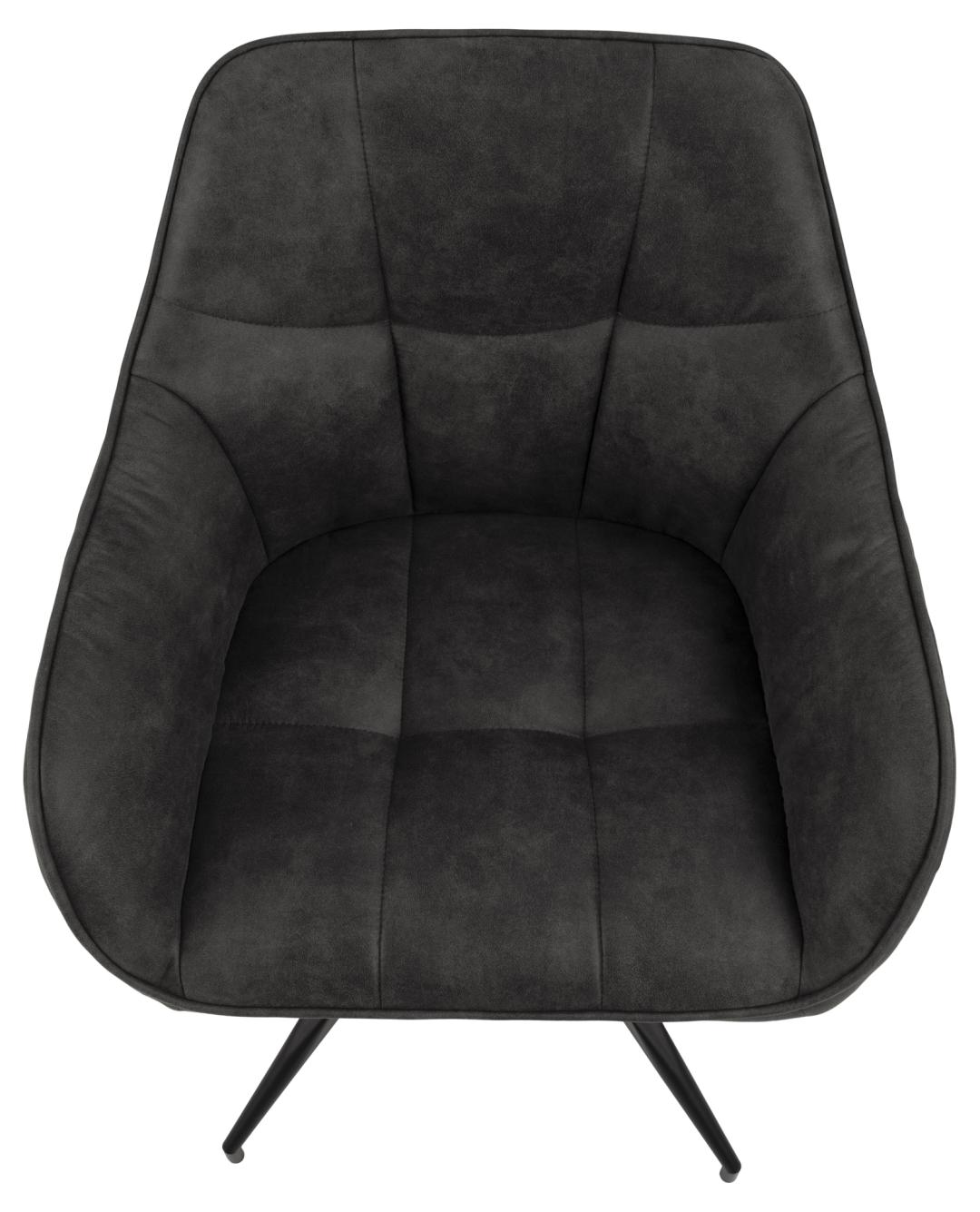 Chaise pivotante Birgen - anthracite - Image 4