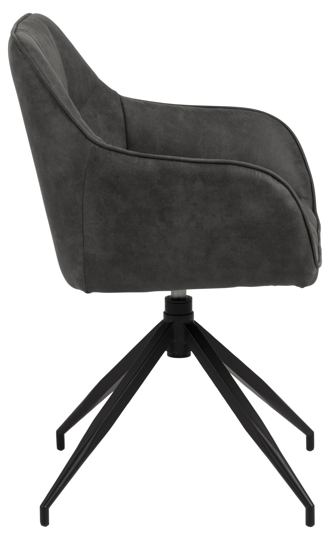 Chaise pivotante Birgen - anthracite - Image 8