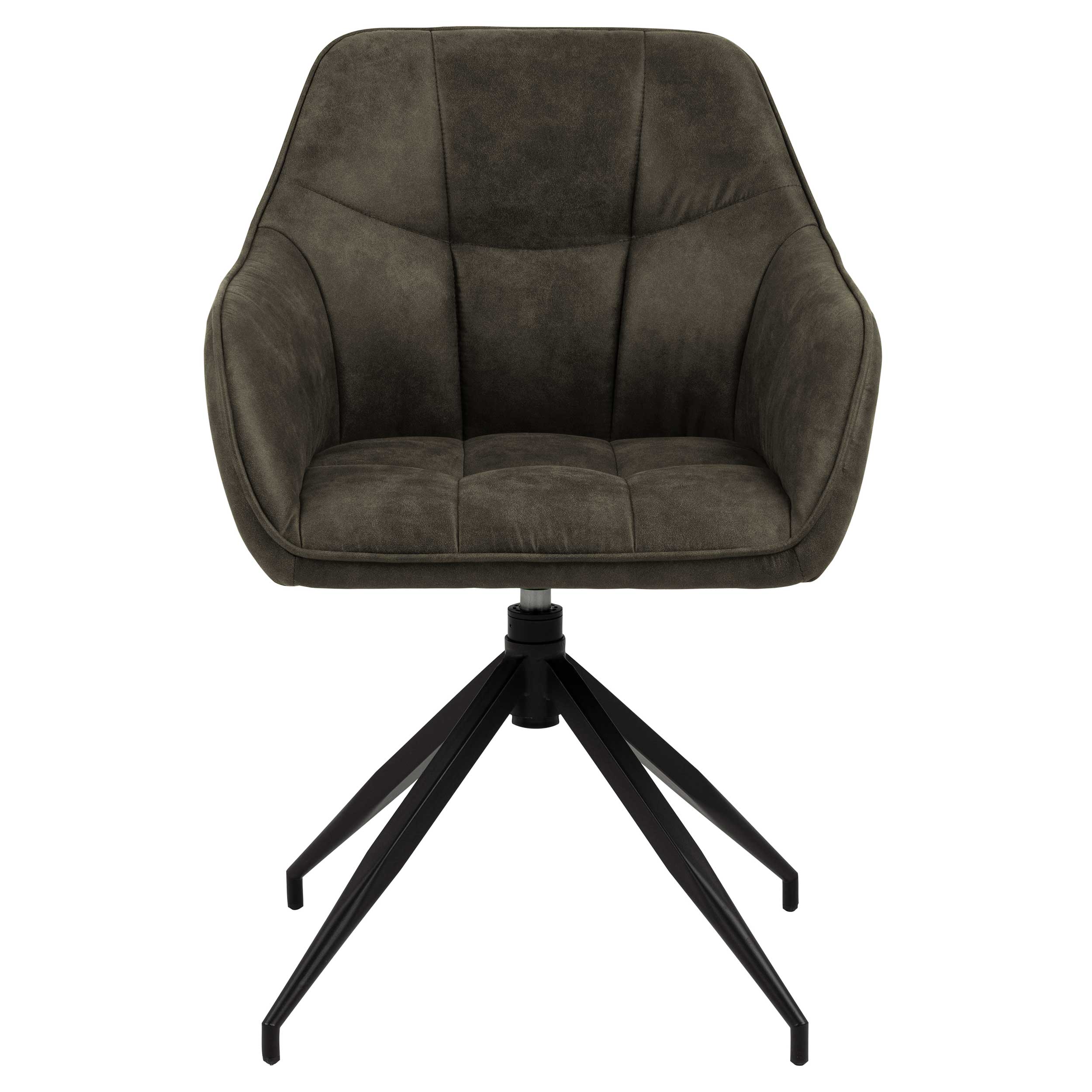 Chaise pivotante Birgen - vert olive - Image 11