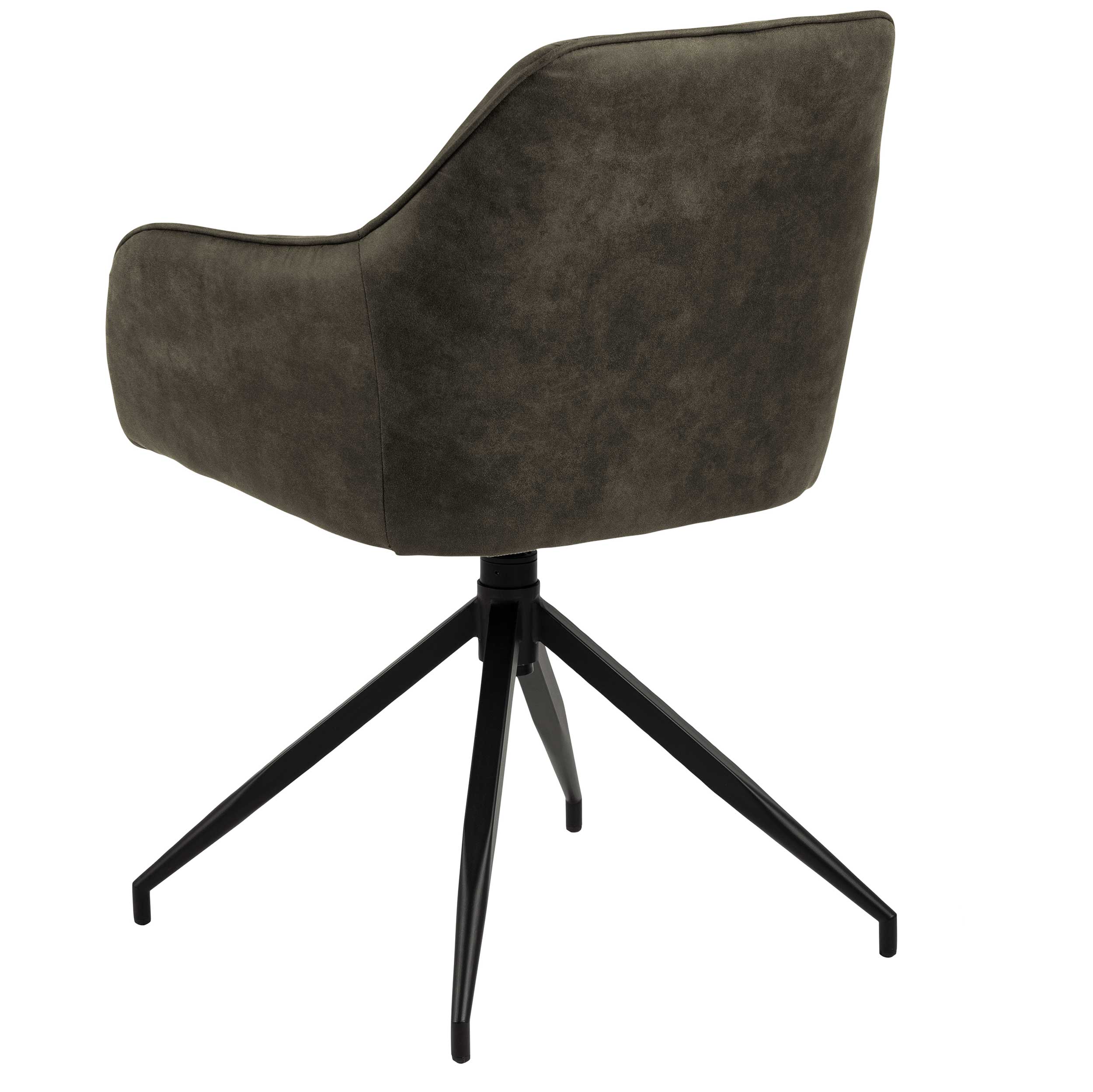 Chaise pivotante Birgen - vert olive - Image 10