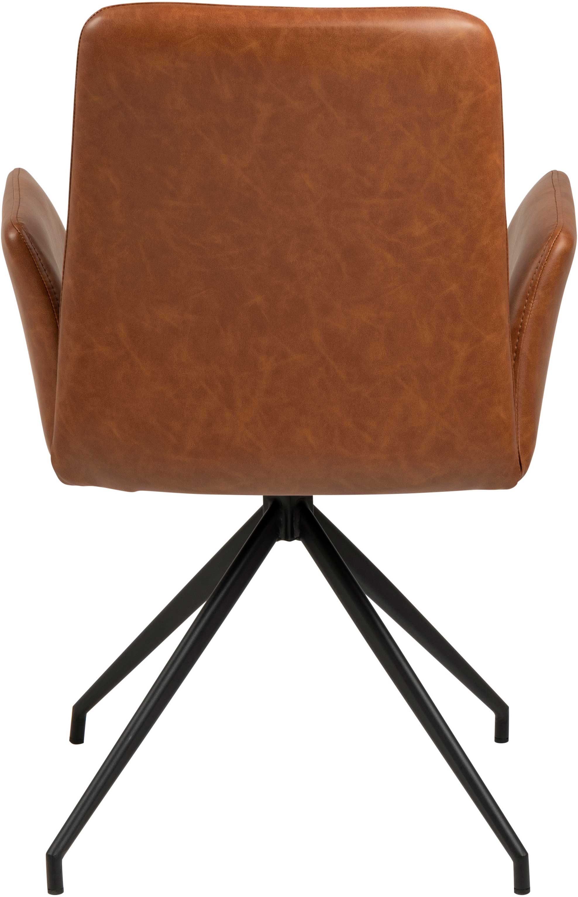 Chaise pivotante Robert - cognac/noir - Image 10