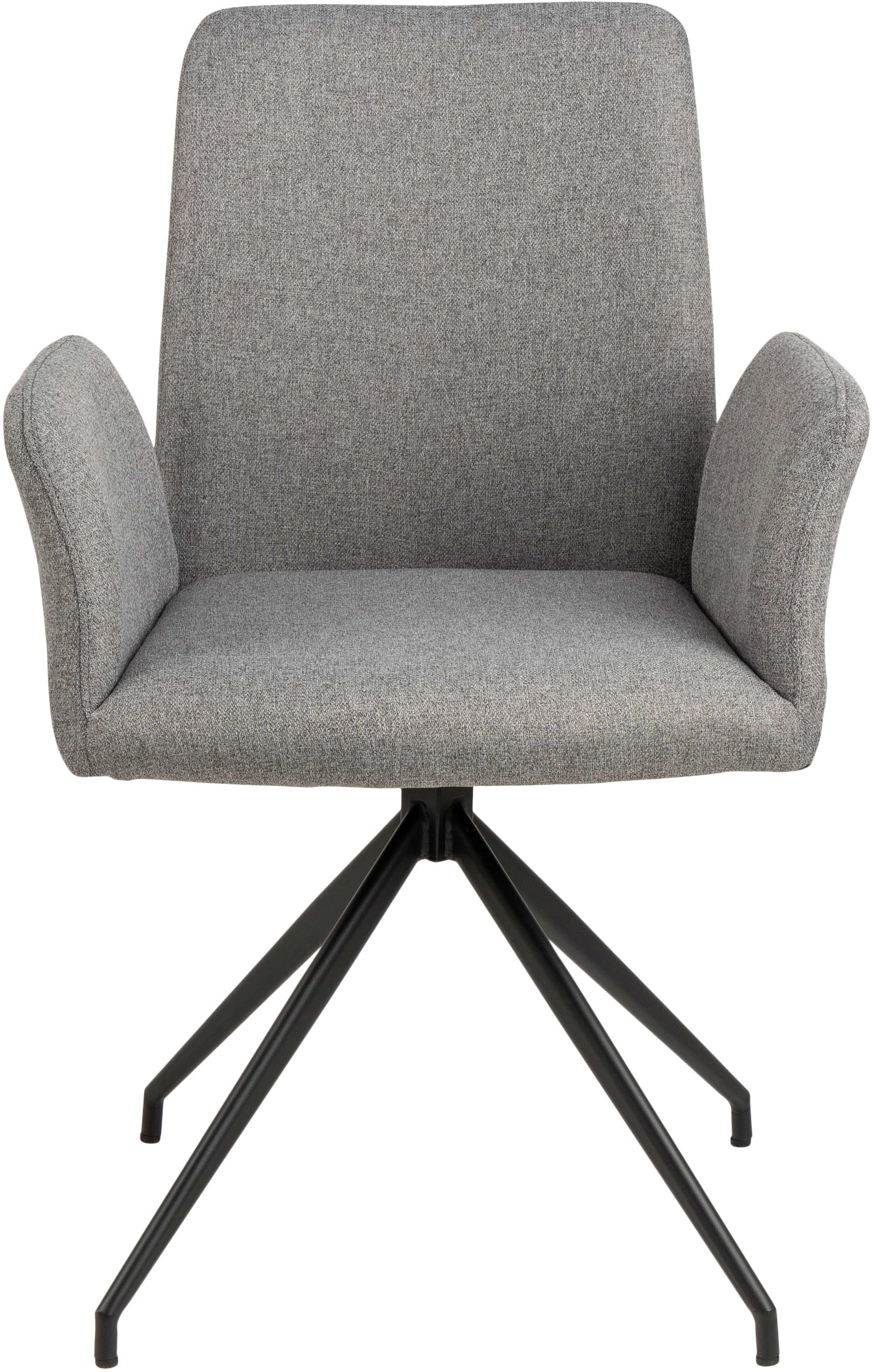 Chaise pivotante Robert - gris clair/noir - Image 10