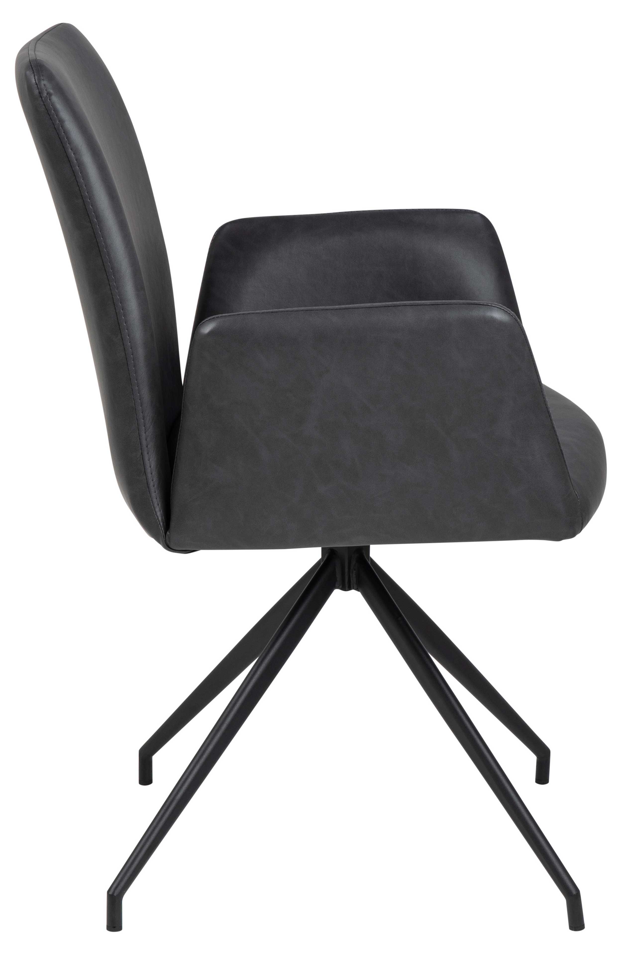 Chaise pivotante Robert - noir - Image 6