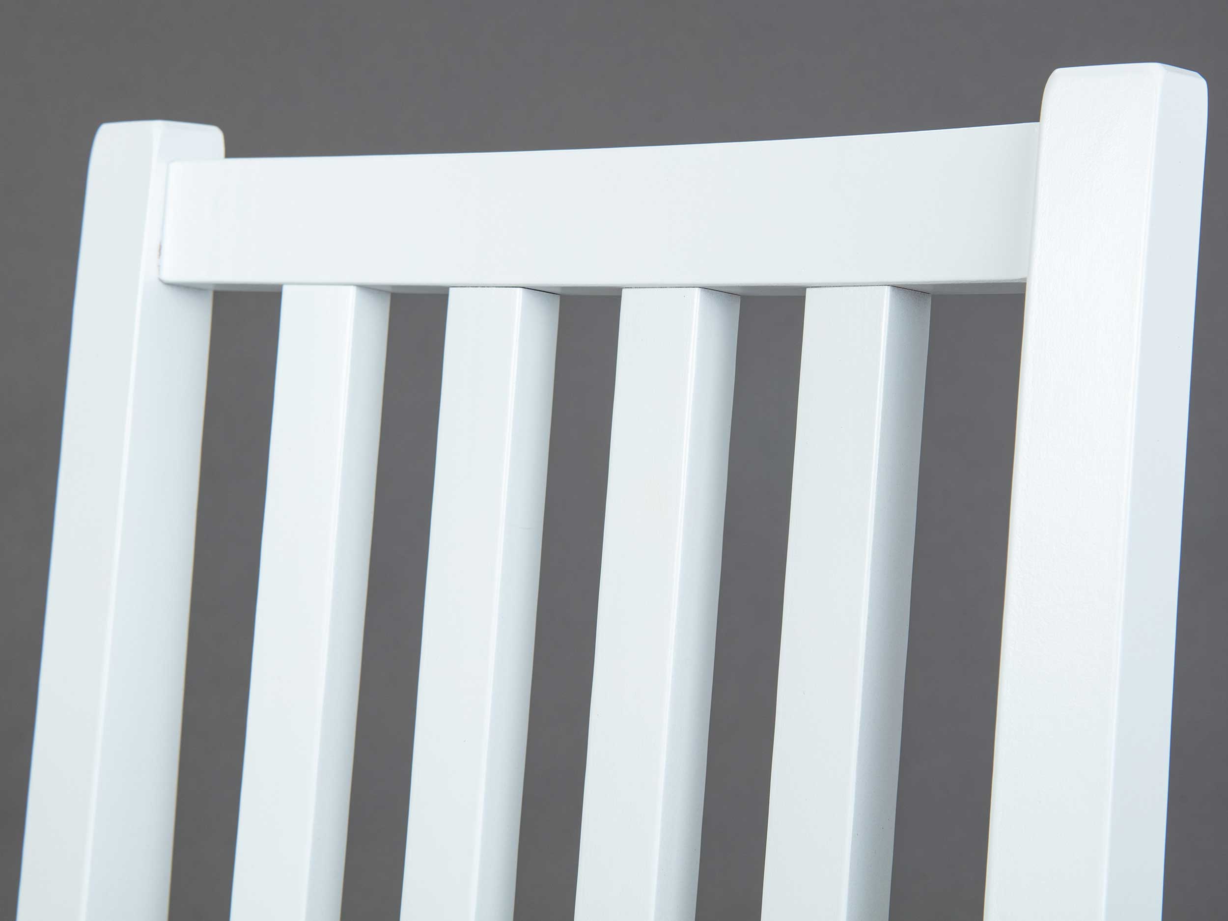 Chaise salle à manger Westerland bois de hêtre massif - blanc - Image 2