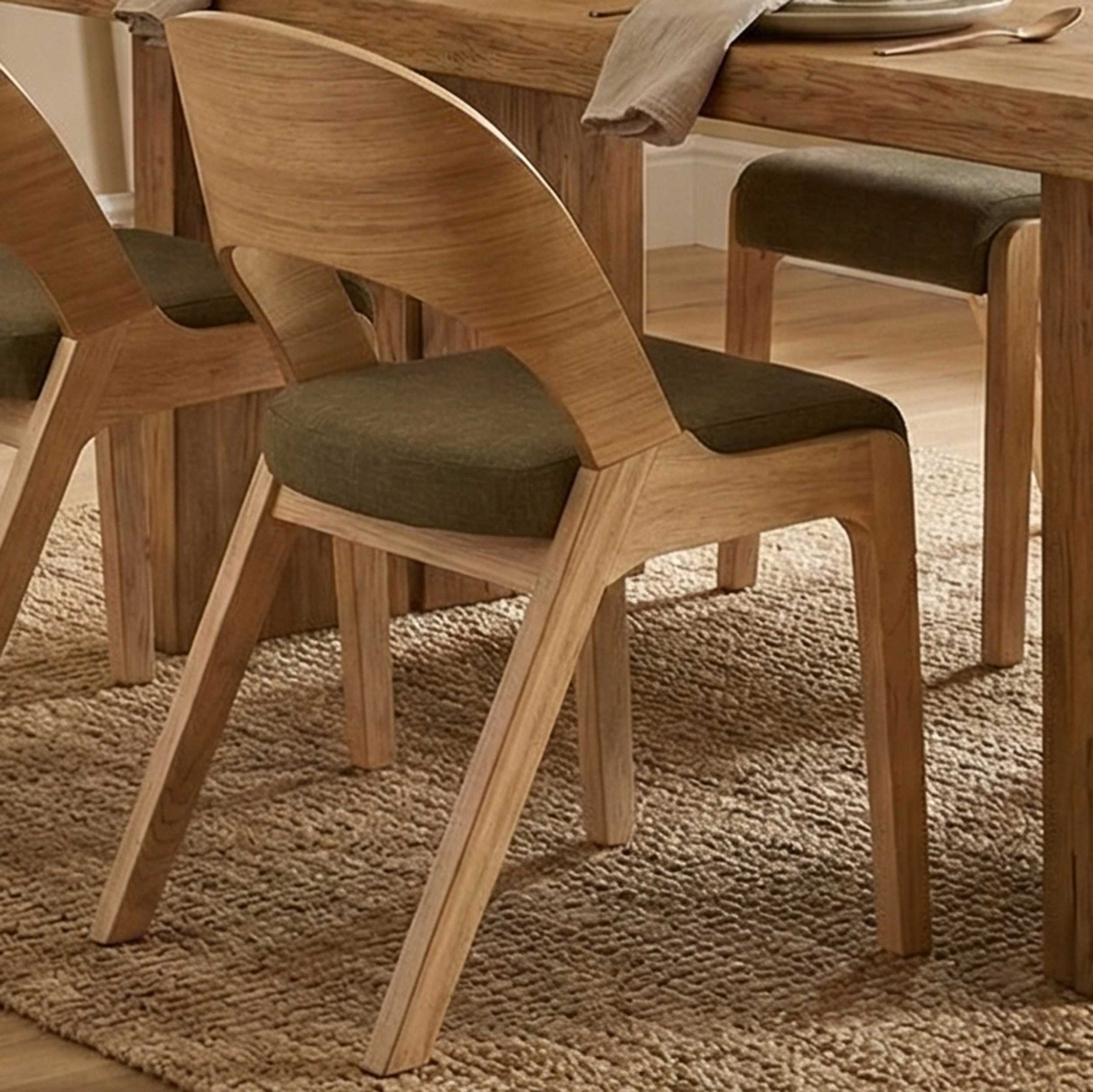 Chaise Ulrike - bois/brun