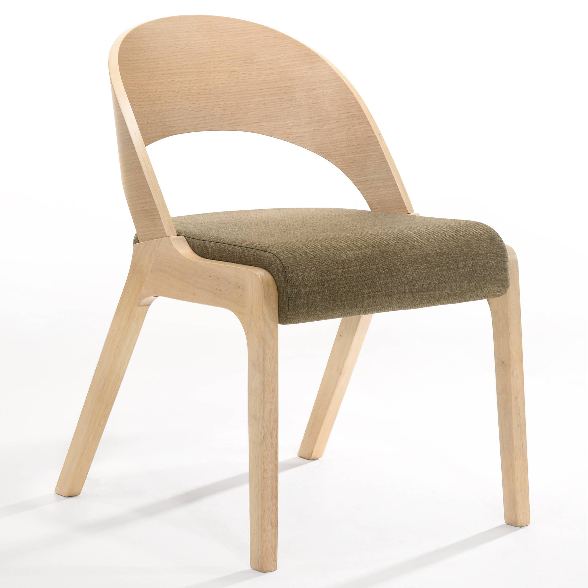 Chaise Ulrike - chêne/brun