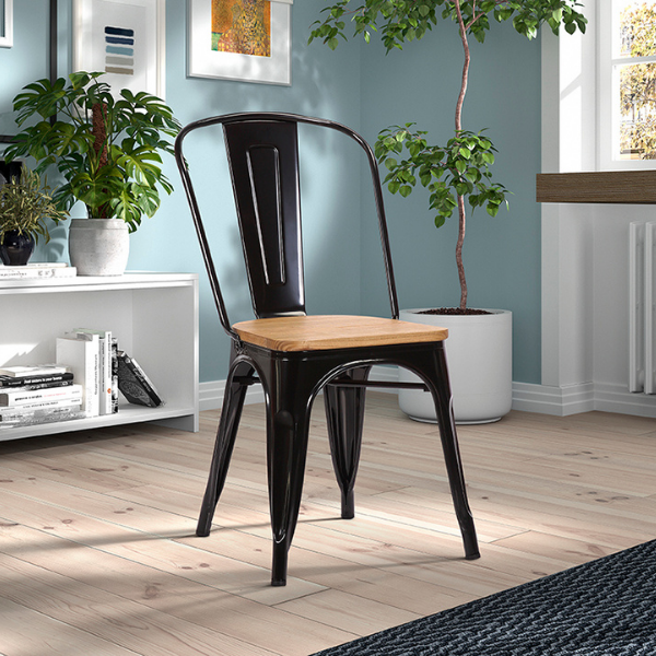 Chaise Victory - noir/brun - Image 1