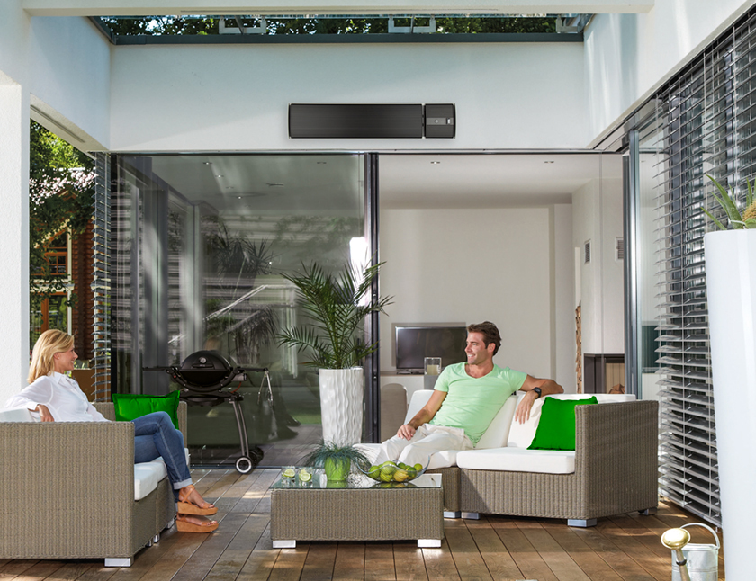 Chauffage de terrasse électrique Hermes - noir - Image 2