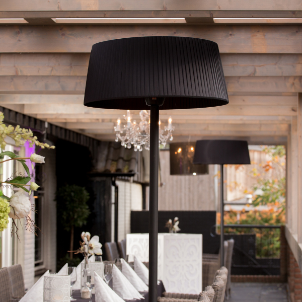 Chauffe-terrasse Alix 74cm modèle debout - noir - Image 2