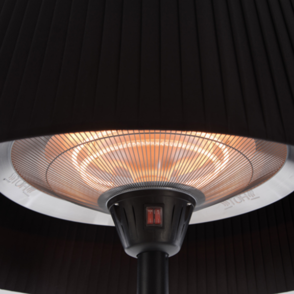 Chauffe-terrasse Alix 74cm modèle debout - noir - Image 5