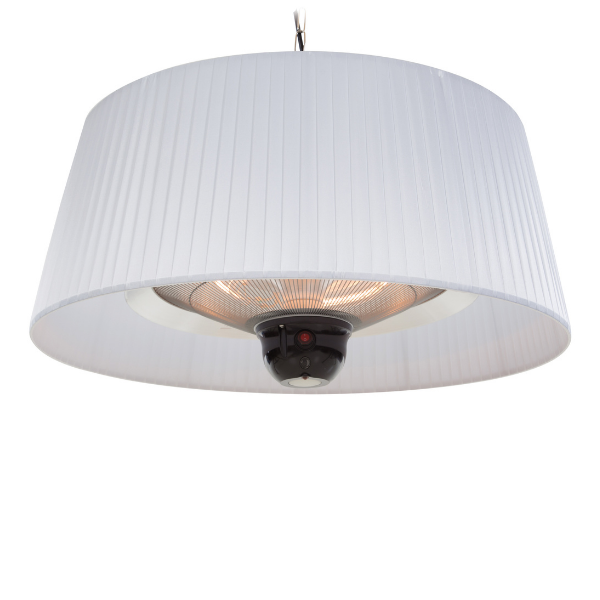 Chauffe-terrasse avec éclairage Alix 74cm pendant - blanc - Image 6