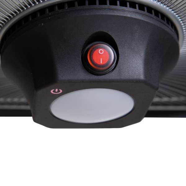 Chauffe-terrasse avec éclairage Pica 43cm - noir - Image 4