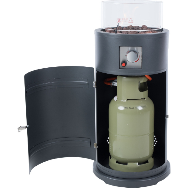 Chauffe-terrasse Bongo 38x90cm au gaz - gris - Image 5