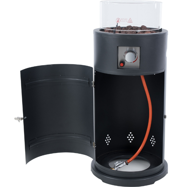 Chauffe-terrasse Bongo 38x90cm au gaz - gris - Image 6