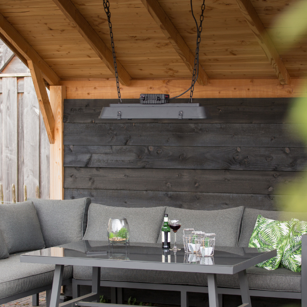 Chauffe-terrasse Isaac 70cm modèle suspendue - noir - Image 4