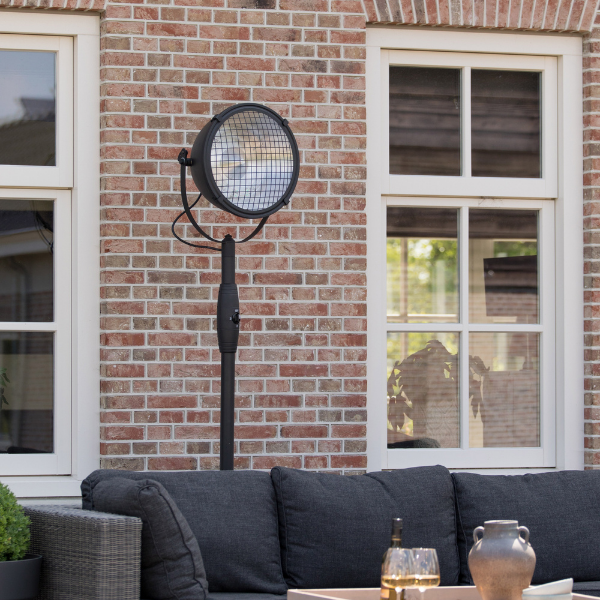 Chauffe-terrasse Mindy 45x210cm modèle debout - noir - Image 4