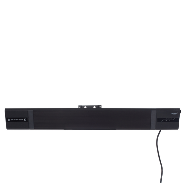 Chauffe-terrasse Neva 109x23cm - noir - Image 9