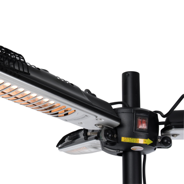 Chauffe-terrasse pour parasol - noir - Image 6