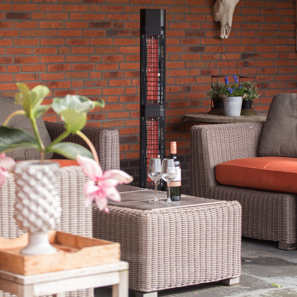 Chauffe-terrasse Umbra 3000Watts modèle tour - noir - Image 2