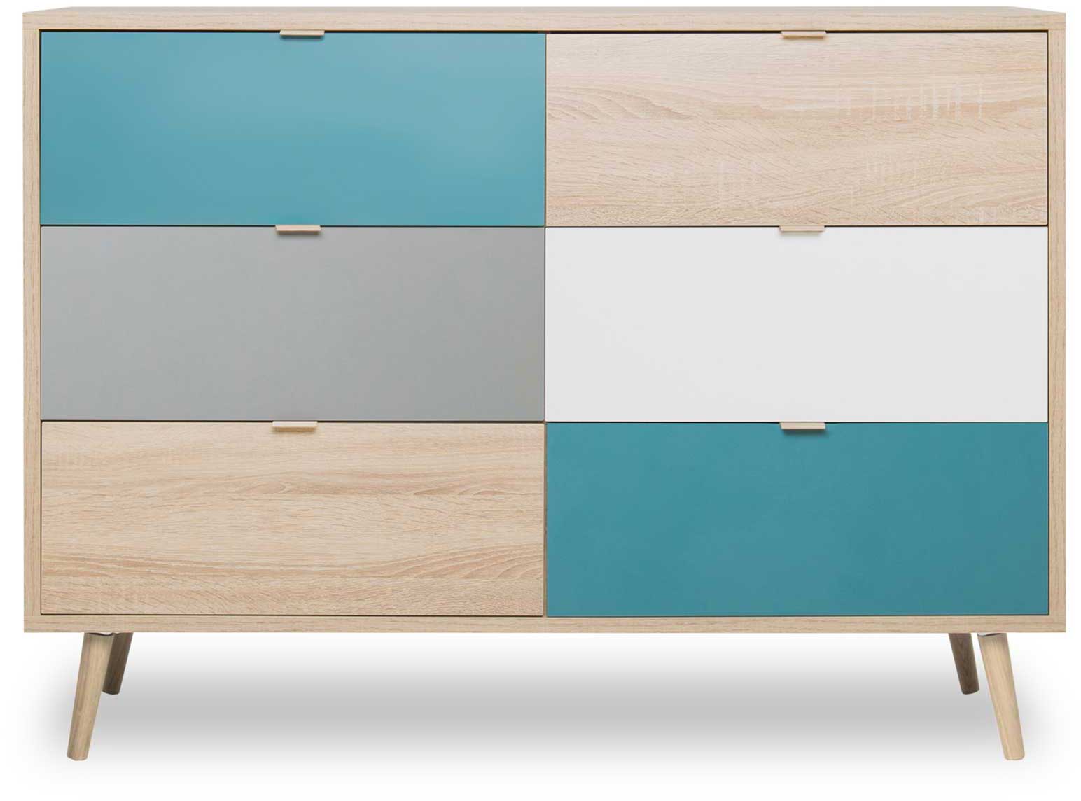 Chiffonnier Cuba 6 tiroirs - Image 3