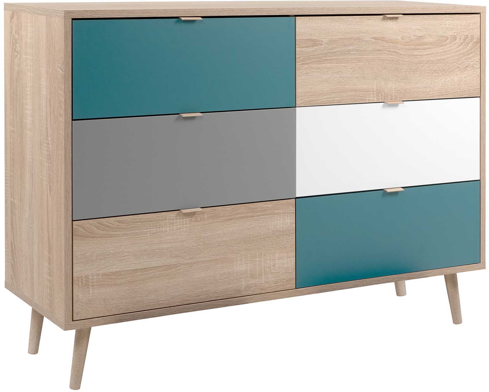 Chiffonnier Cuba 6 tiroirs - Image 5