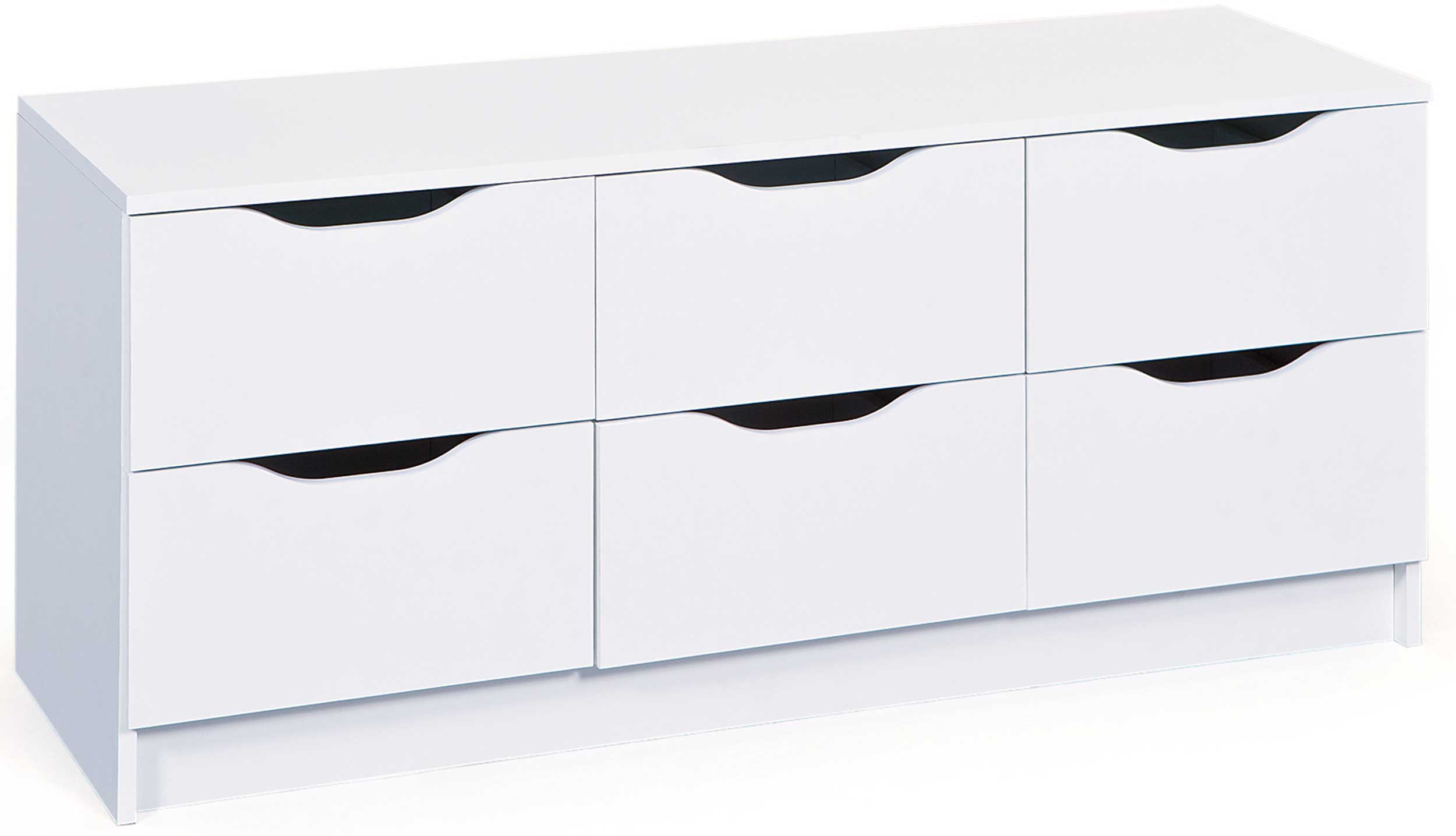 Chiffonnier Westphalen 6 tiroirs - blanc - Image 3