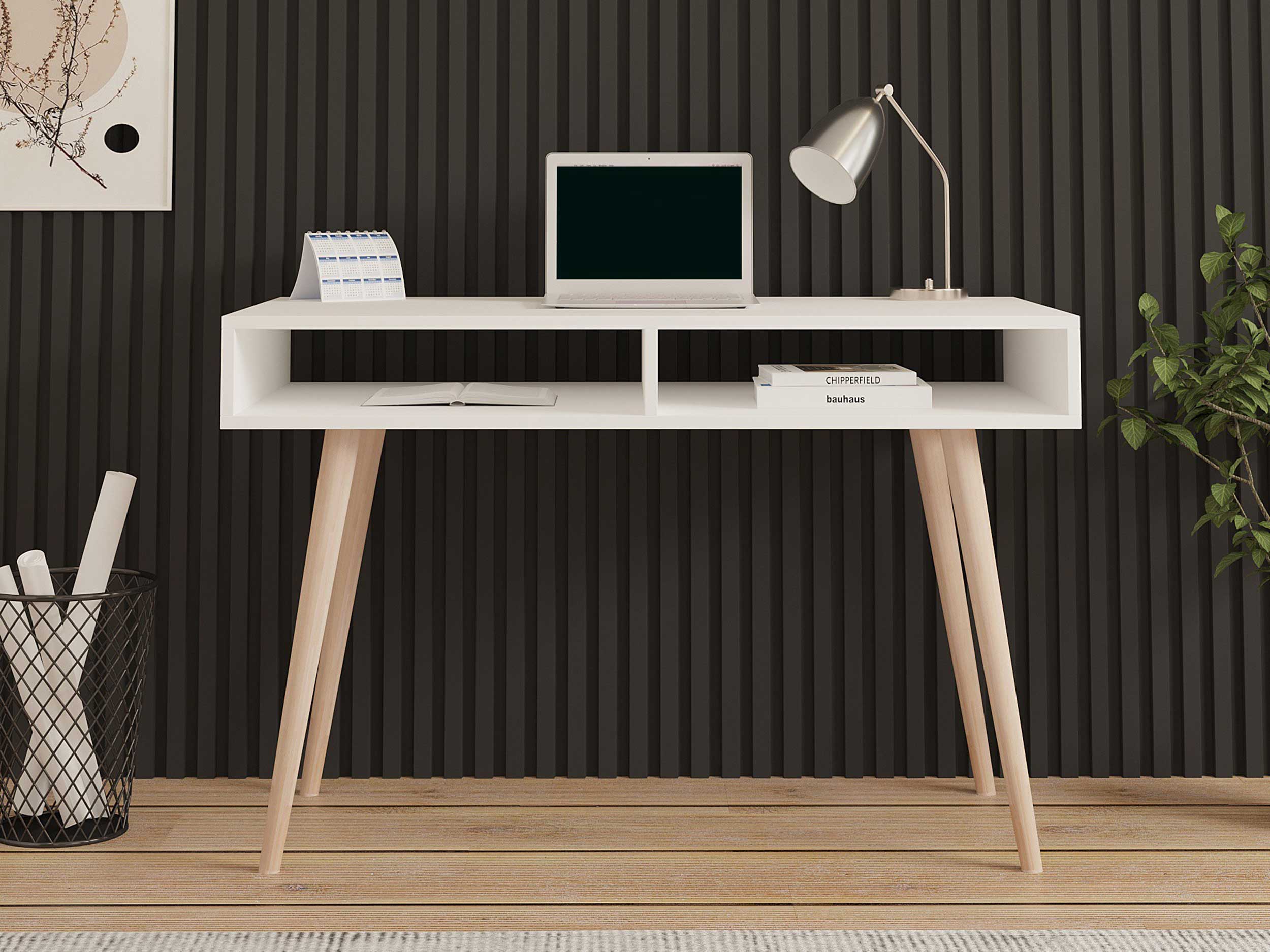 Cisto Bureau d'étude | 100 % MÉLAMINE | Blanc - Image 6