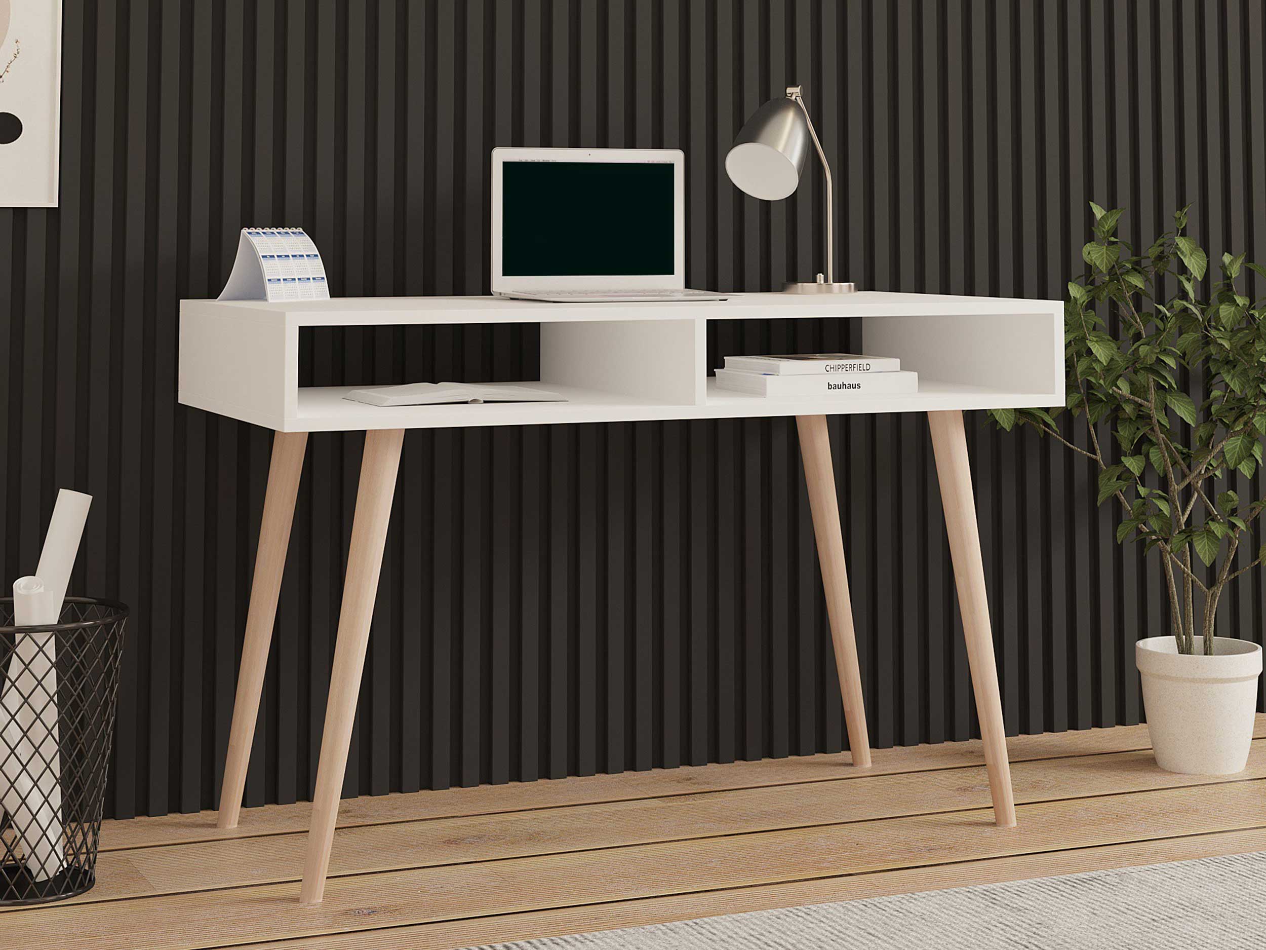 Cisto Bureau d'étude | 100 % MÉLAMINE | Blanc - Image 7