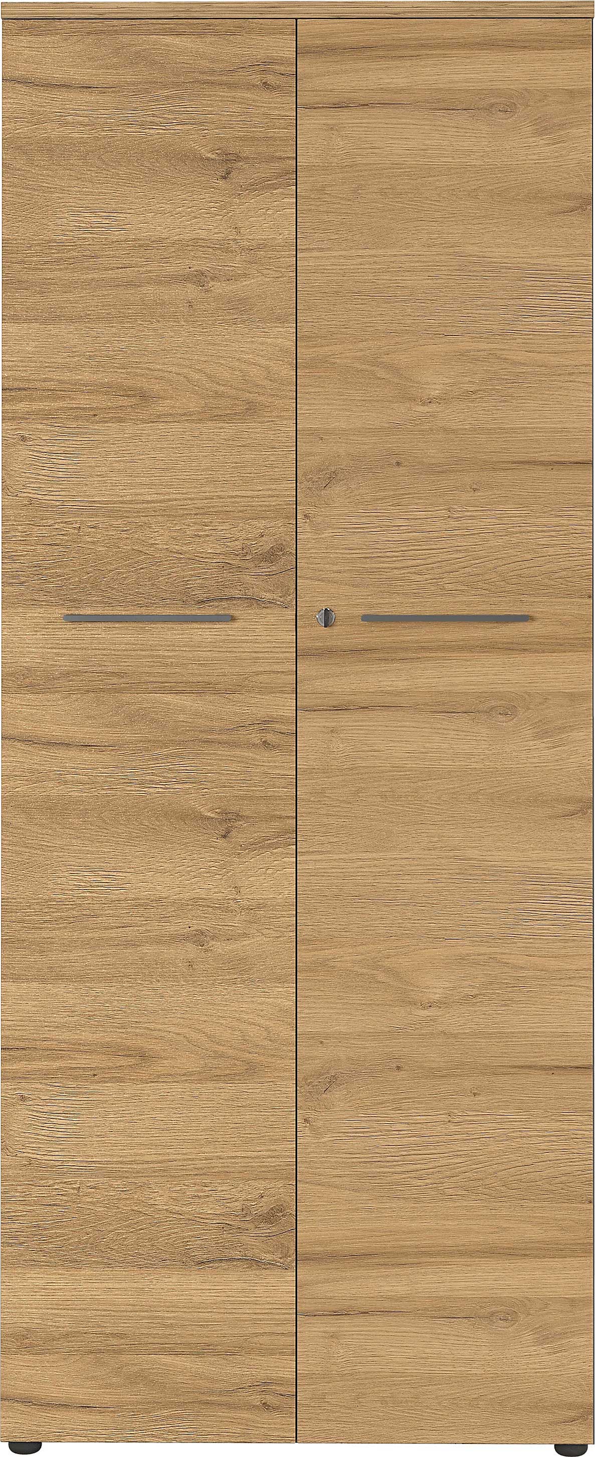 Classeur Osmond 80cm à 2 portes - chêne/graphite - Image 3