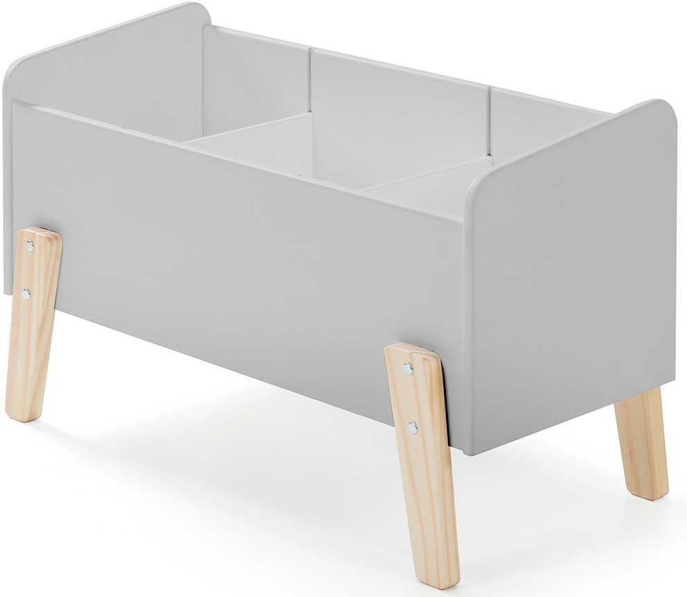 Coffre à jouets Kiddy - gris clair - Image 3