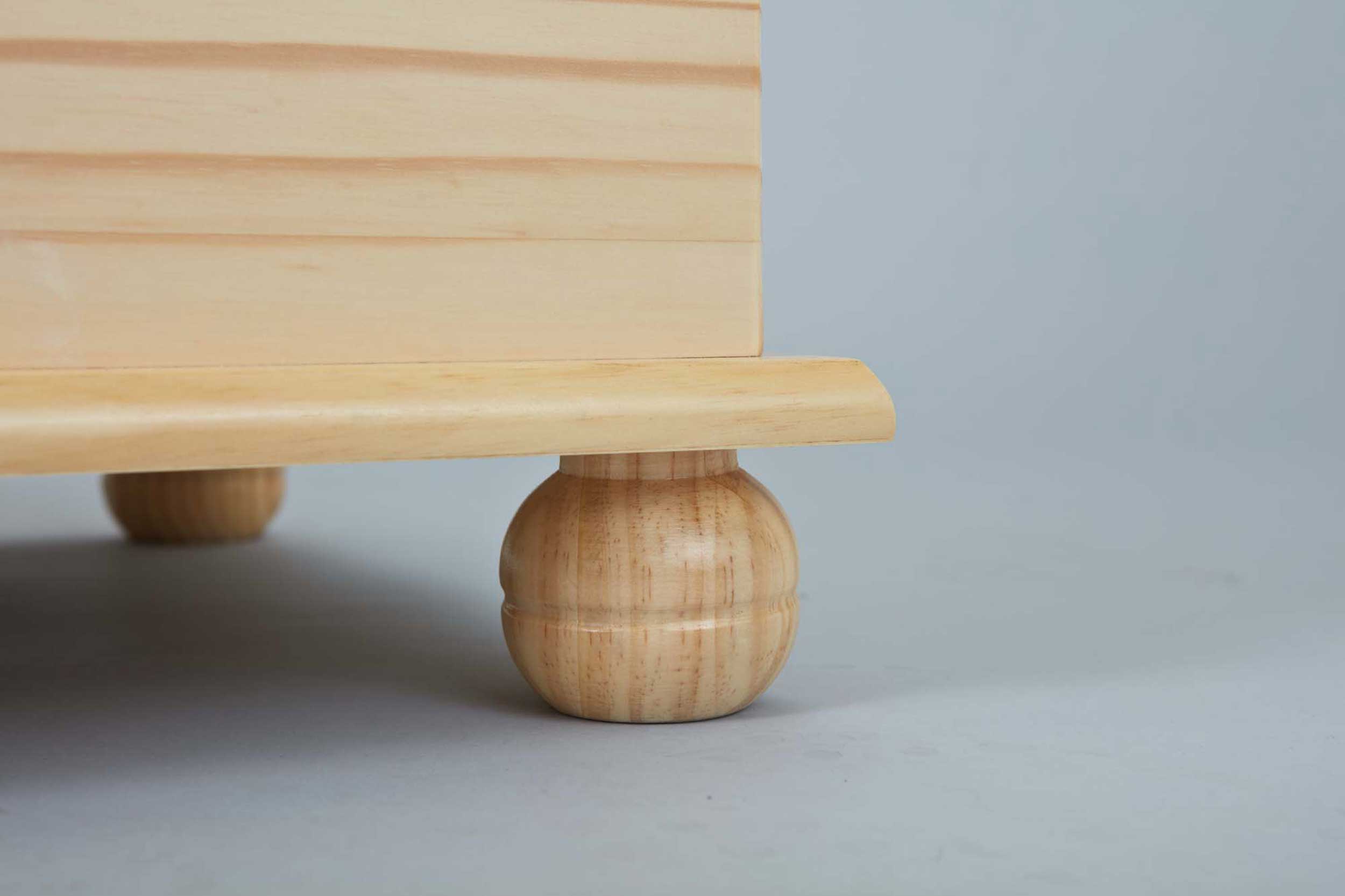 Coffre de rangement Emely - bois de pin - Image 2