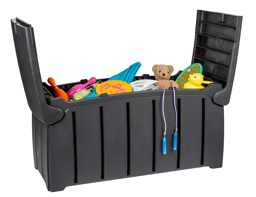 Coffre de rangement Mumbert 300L - anthracite - Image 3