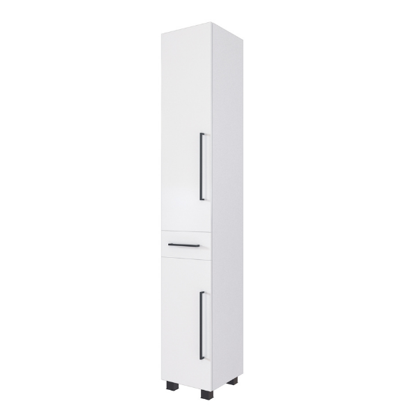 Colonne Dusan à 2 portes & 1 tiroir - blanc - Image 2