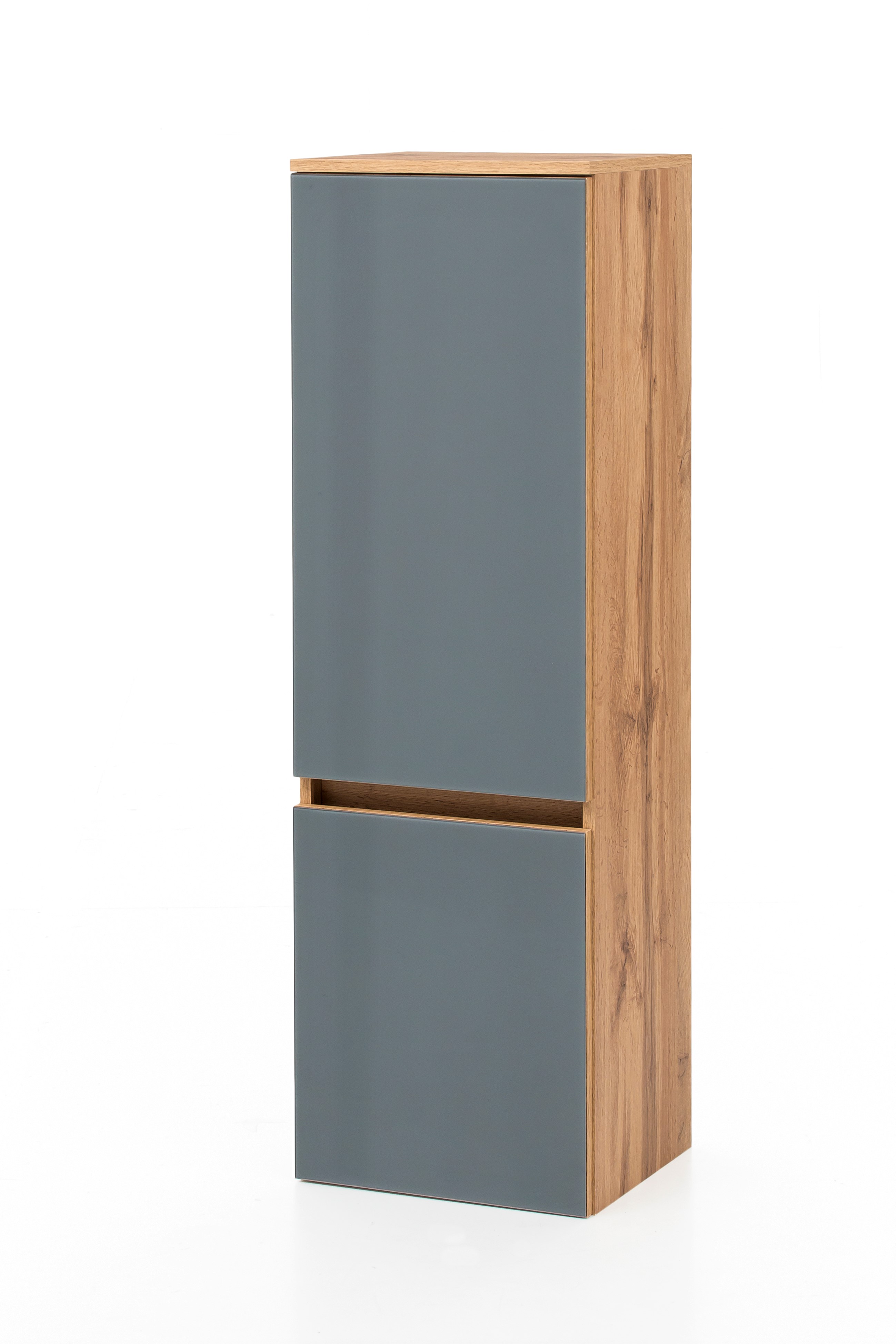 Colonne Helina 40cm 2 portes - chêne/gris - Image 11