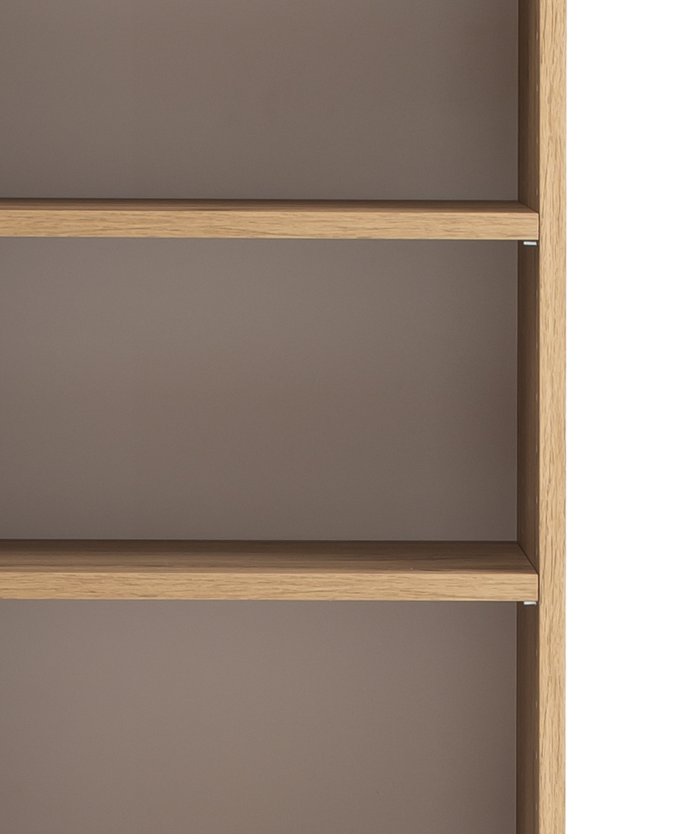Colonne Helina 40cm 2 portes - chêne/gris - Image 6