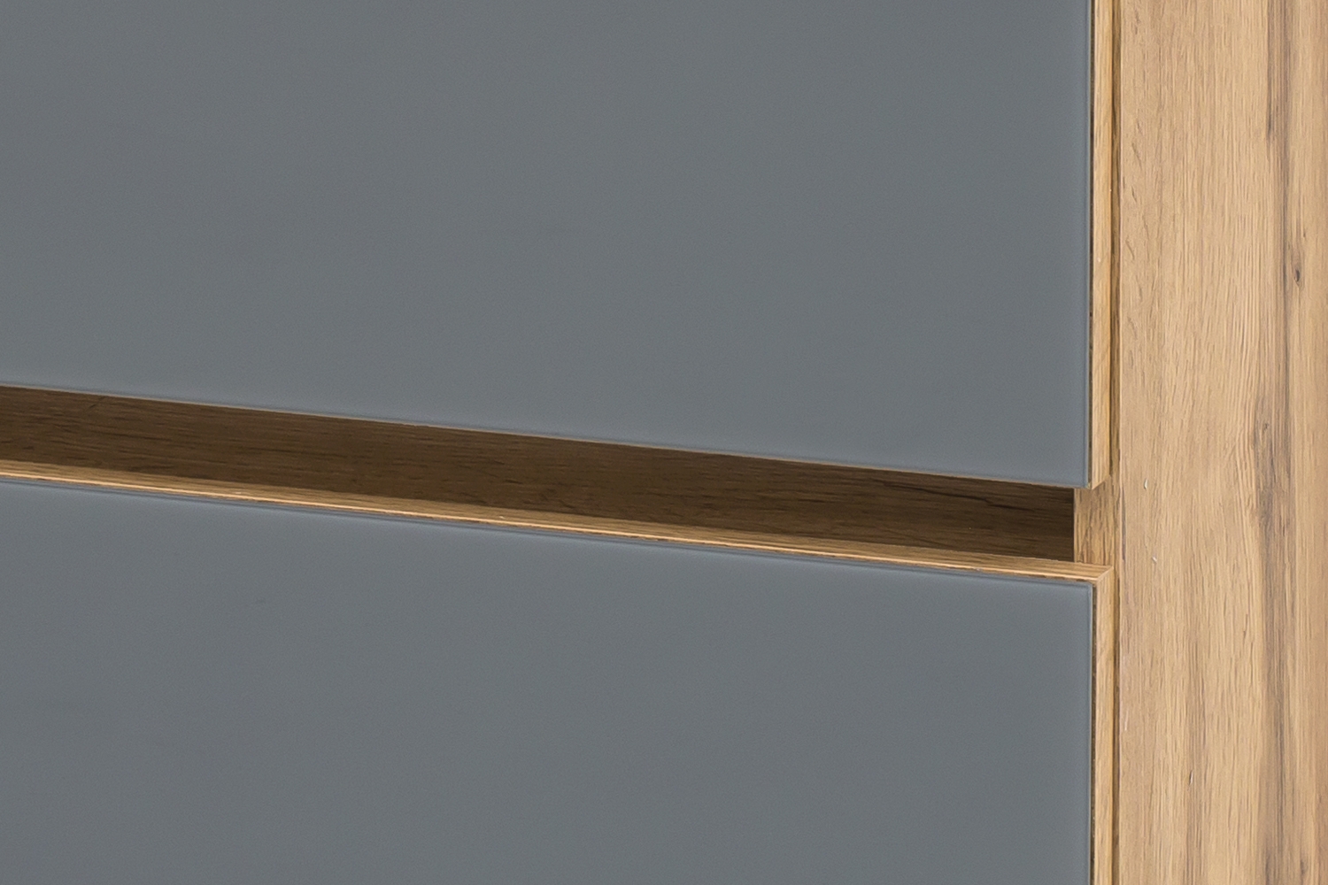 Colonne Helina 40cm 2 portes - chêne/gris - Image 7