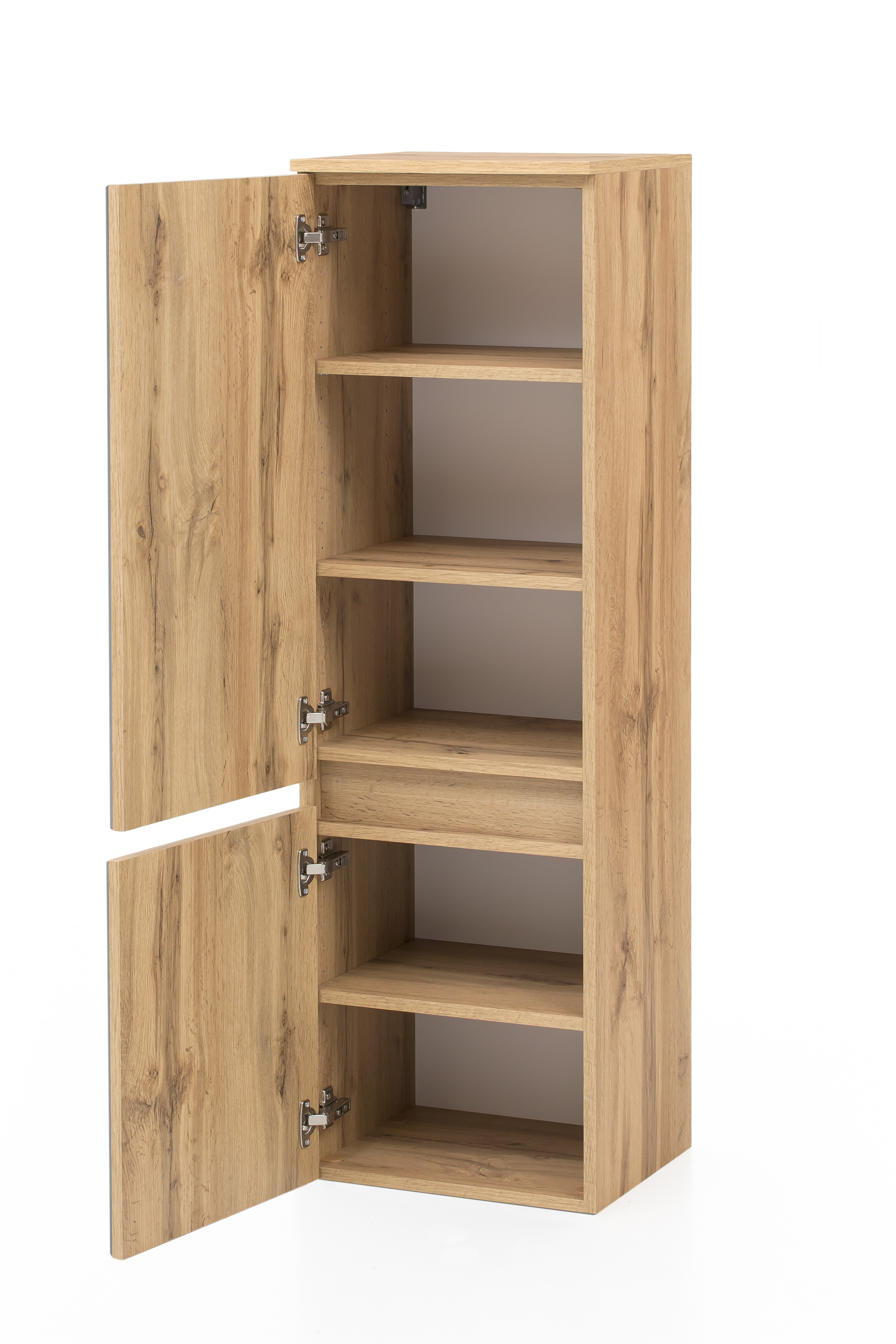 Colonne Helina 40cm 2 portes - chêne/gris - Image 9