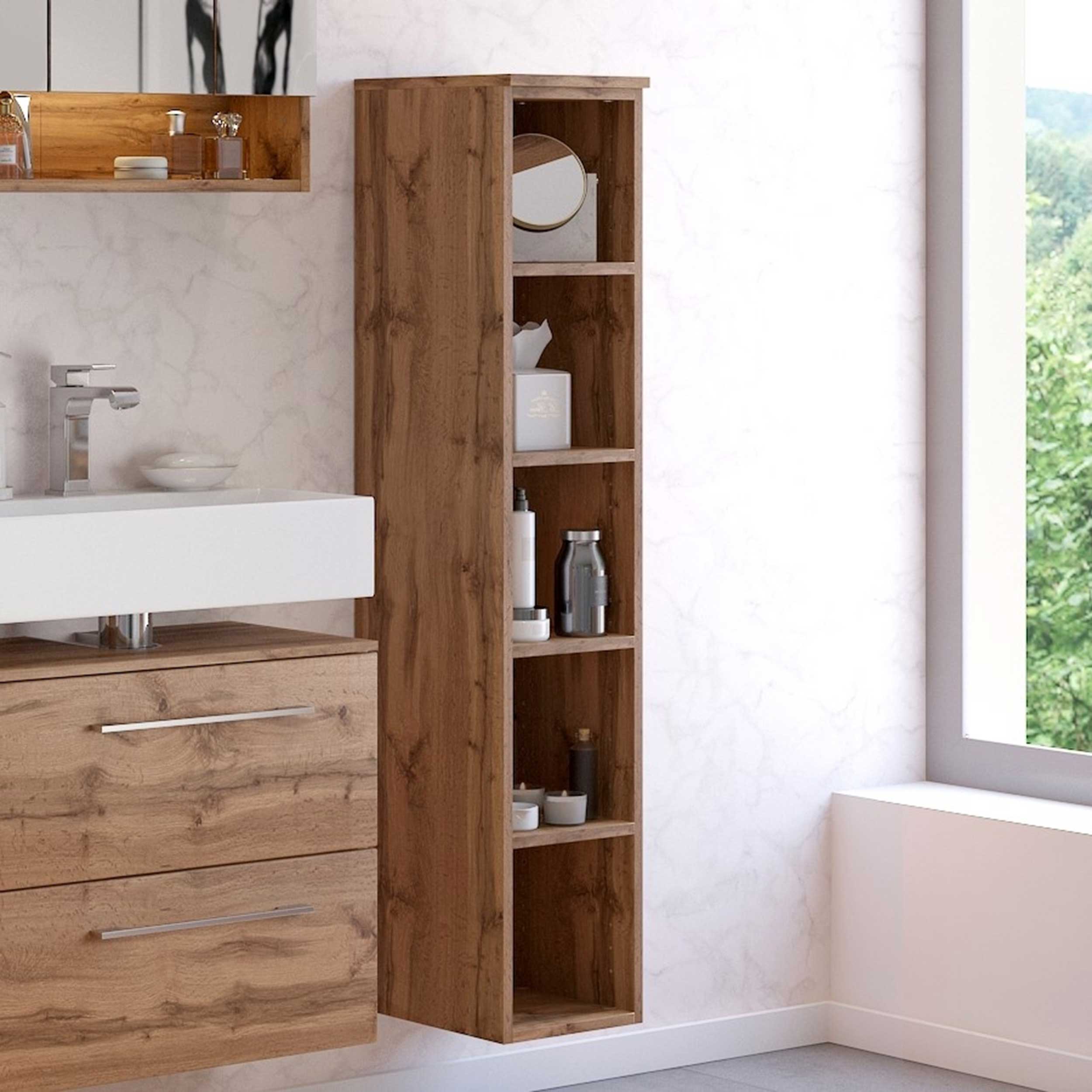 Colonne ouverte Sefa bas 25cm - chêne wotan