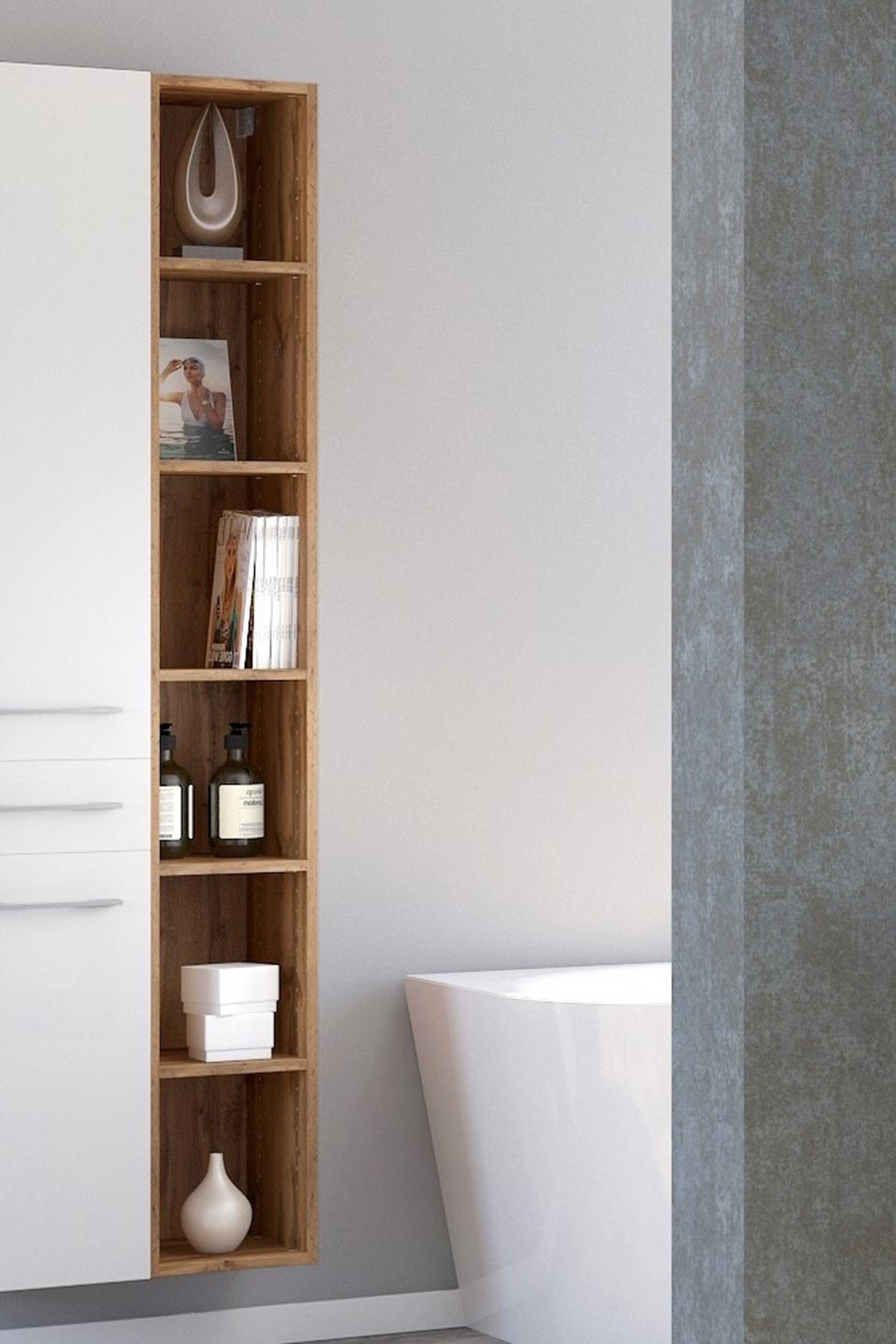 Colonne ouverte Sefa haut 25cm - chêne wotan - Image 11