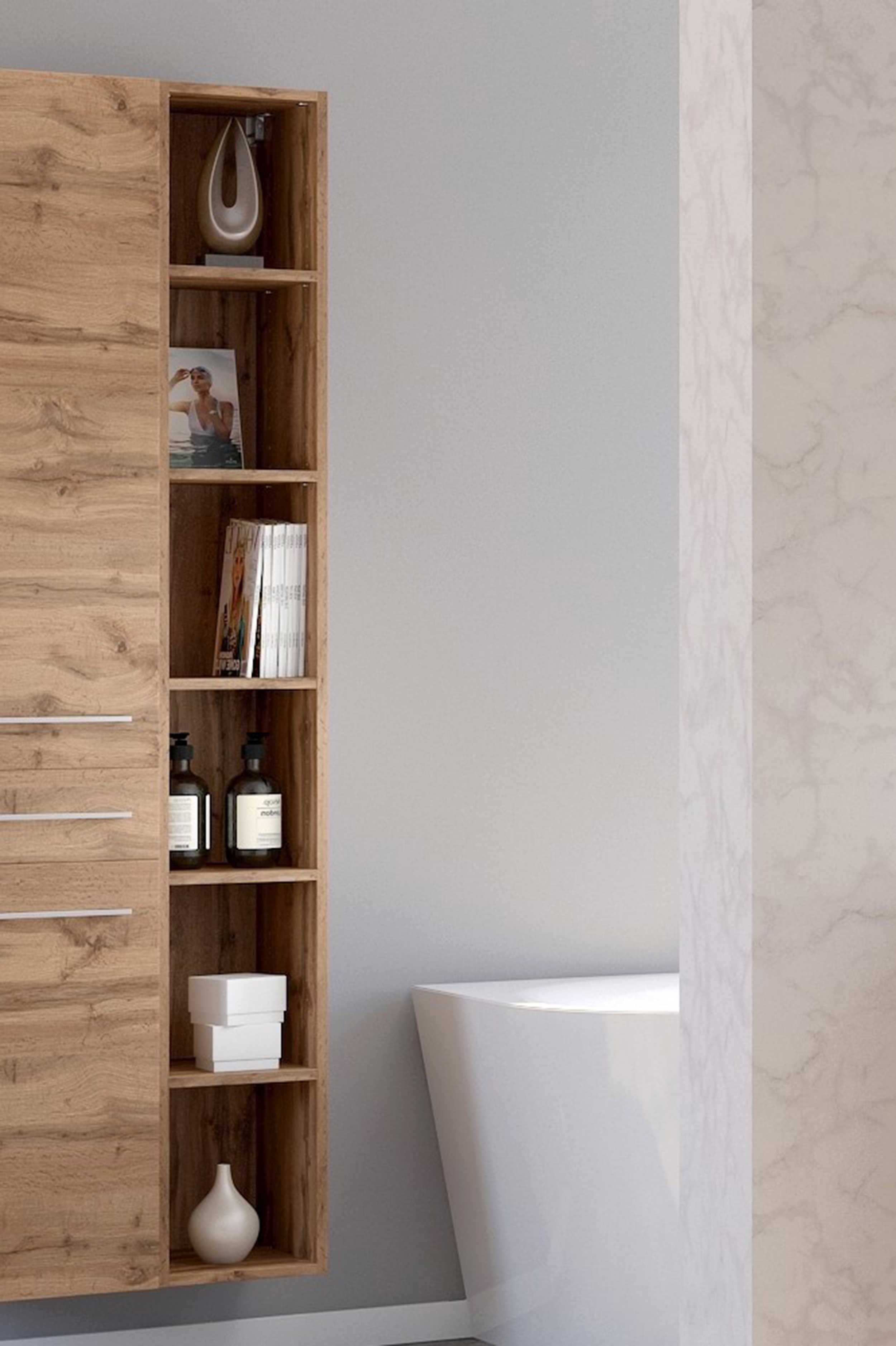 Colonne ouverte Sefa haut 25cm - chêne wotan - Image 12